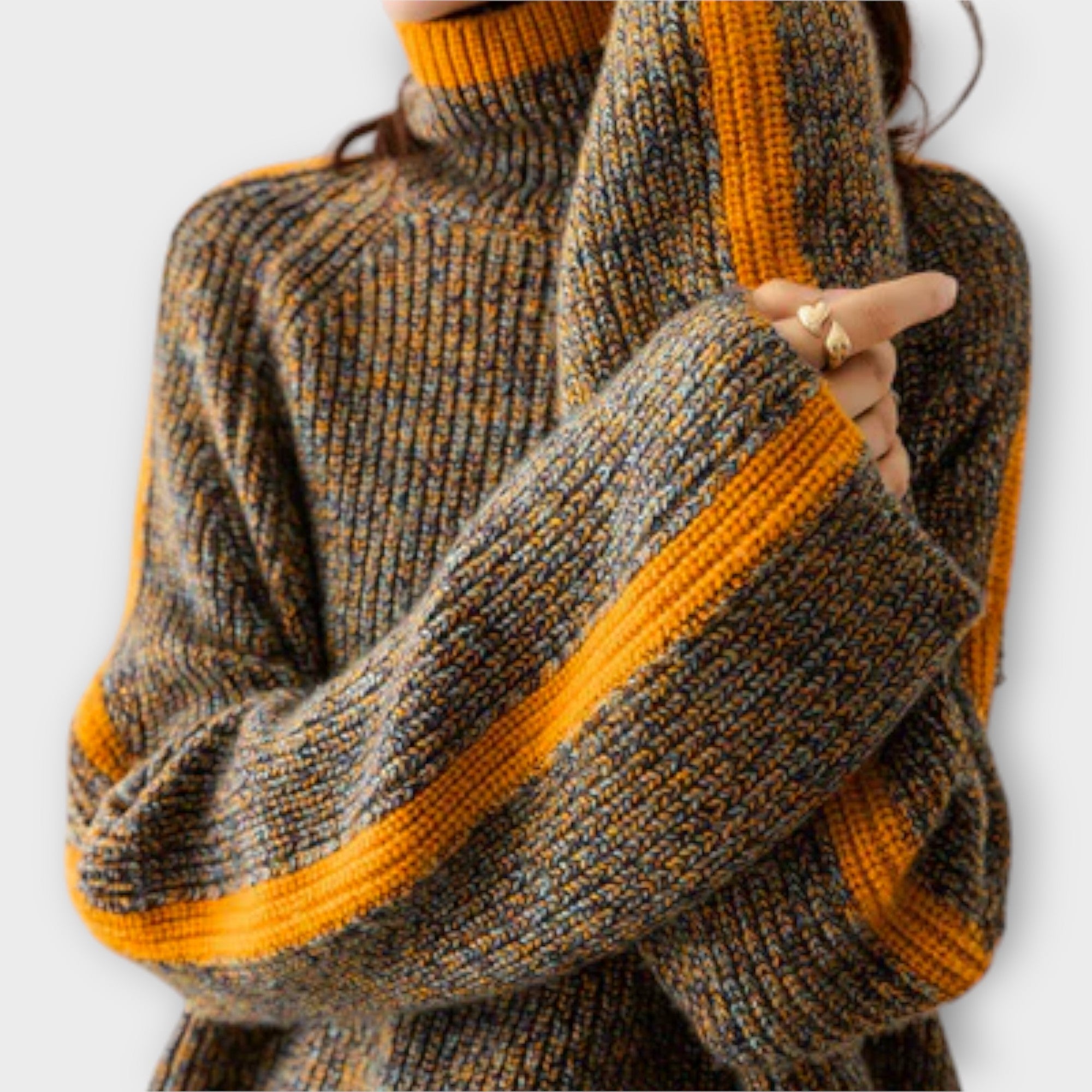 Breseis - Vintage Roll Neck Sweater