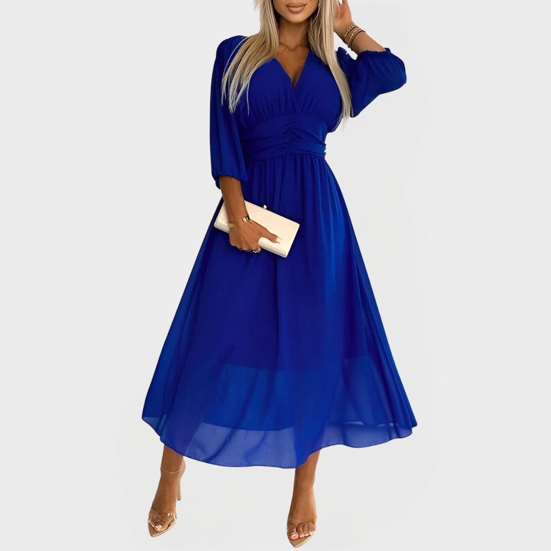 Airy Silk Chiffon Dress for Elegant Occasions