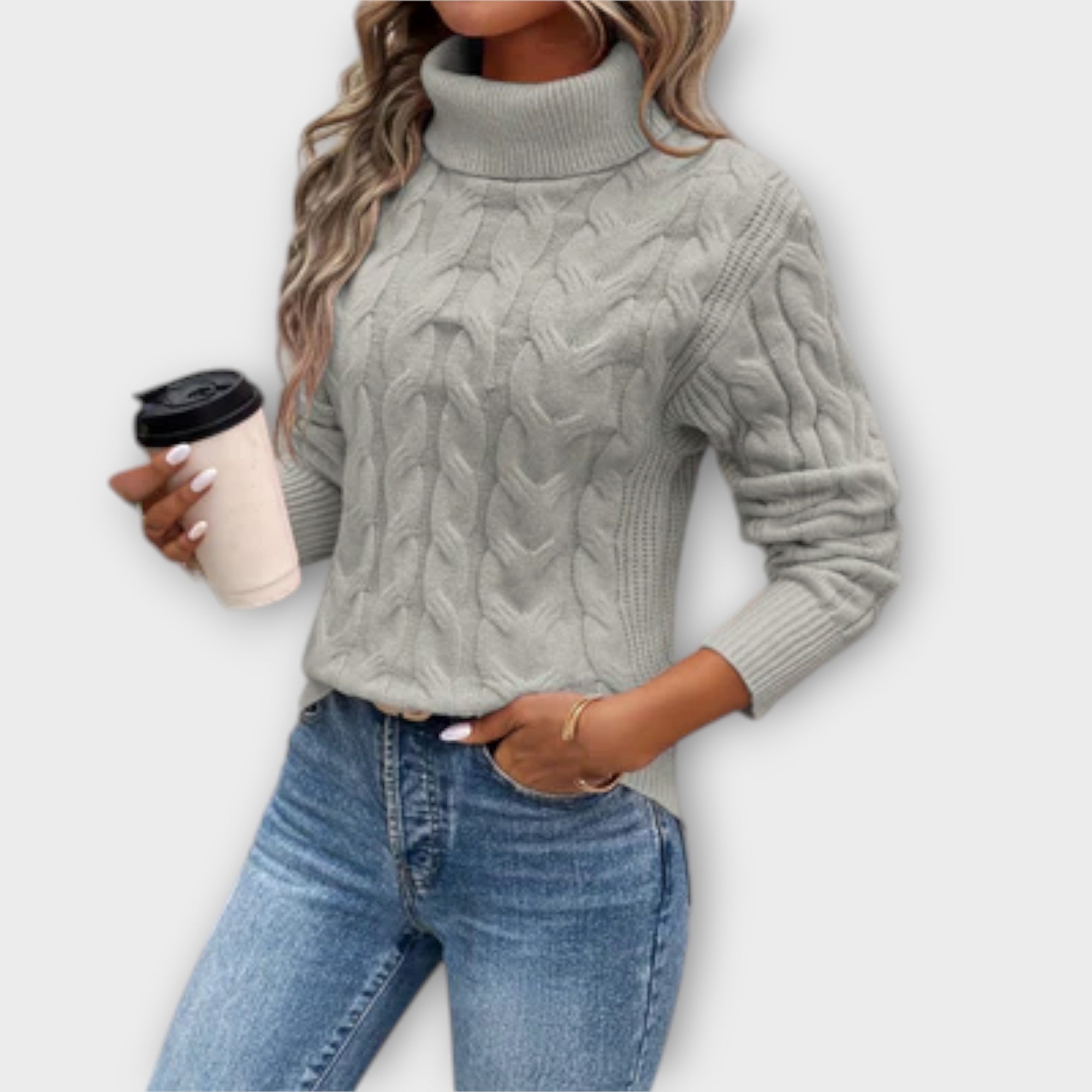 Amelia – elegant mesh sweater