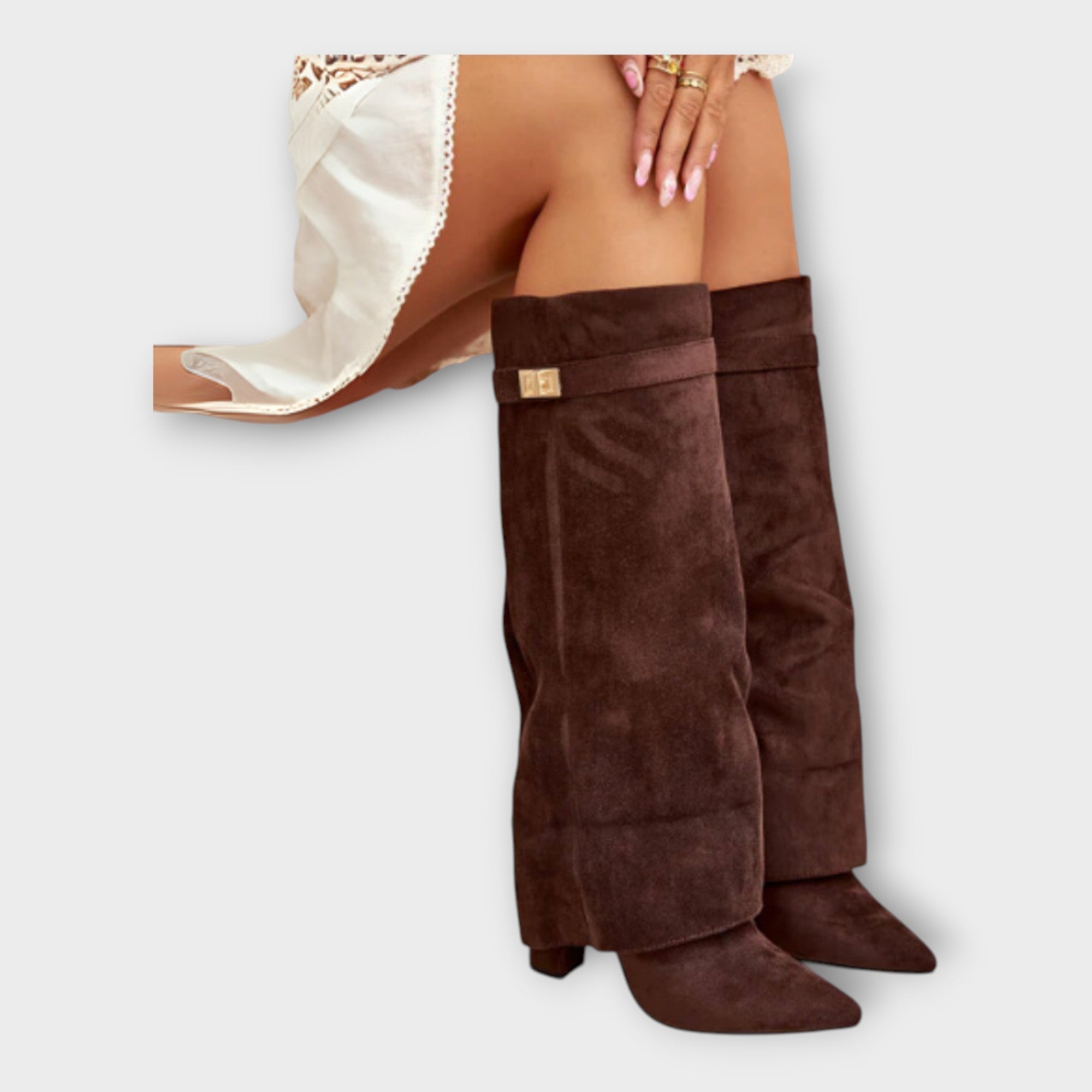 Tall boots with an elegant design