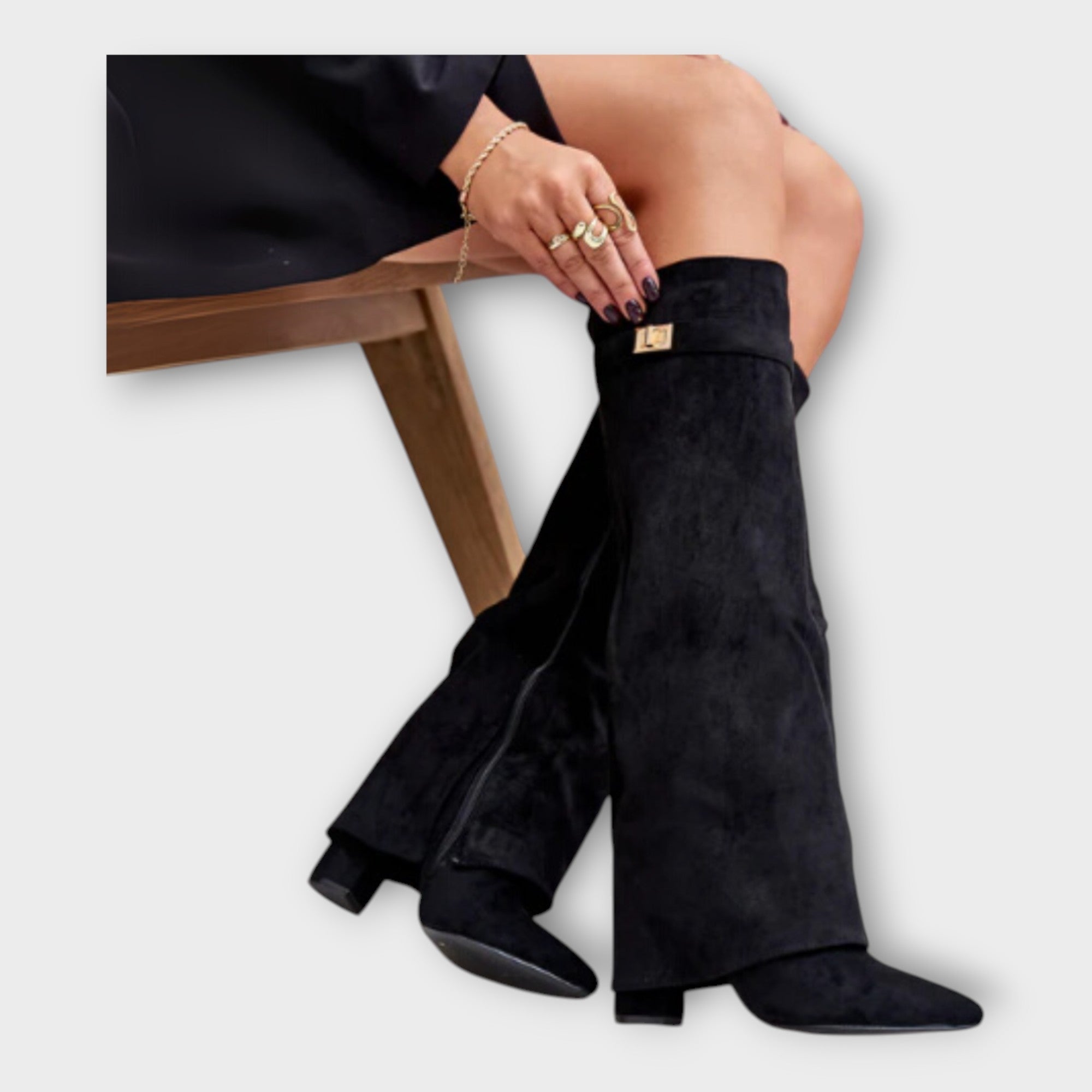 Tall boots with an elegant design