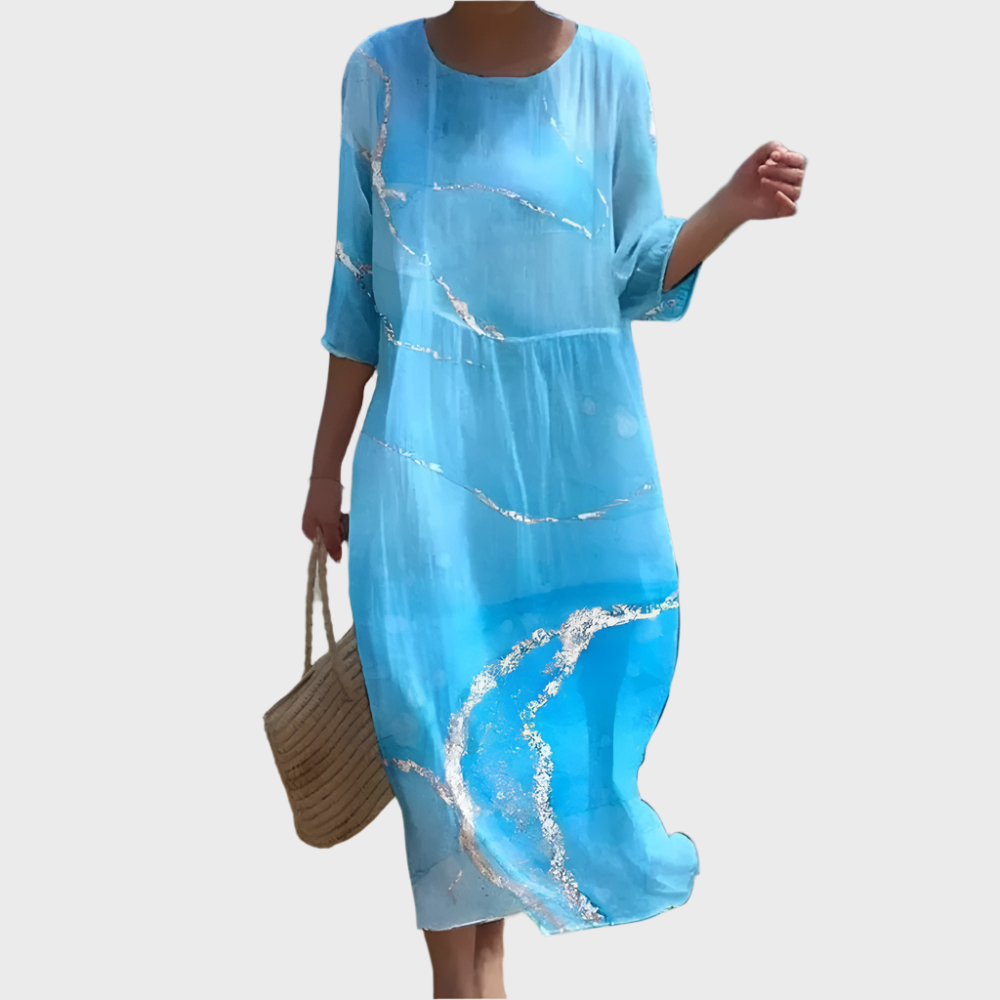 Airy Dress with Cover