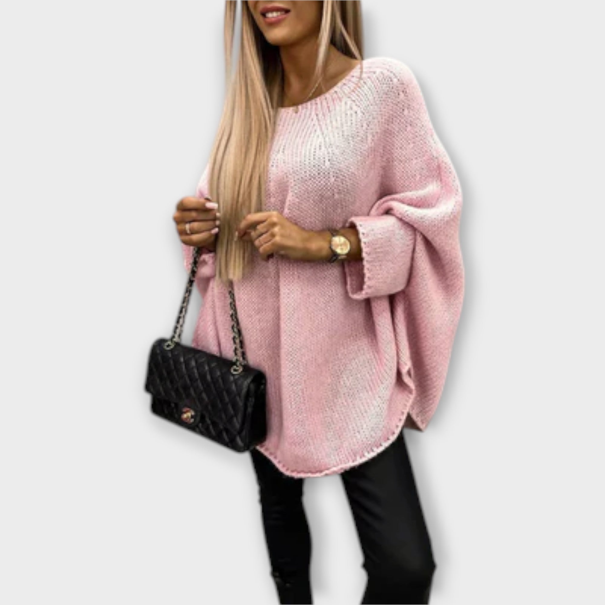 Isabelle - Elegant Women's Sweater with Round Neck