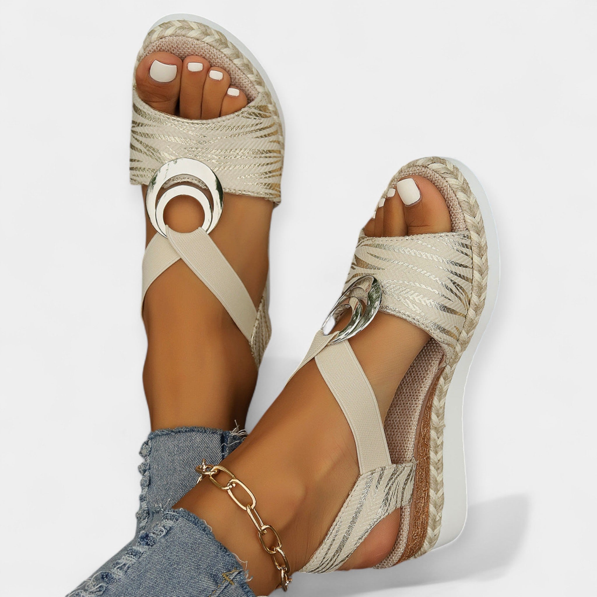 Kootud Rooma sandaalid