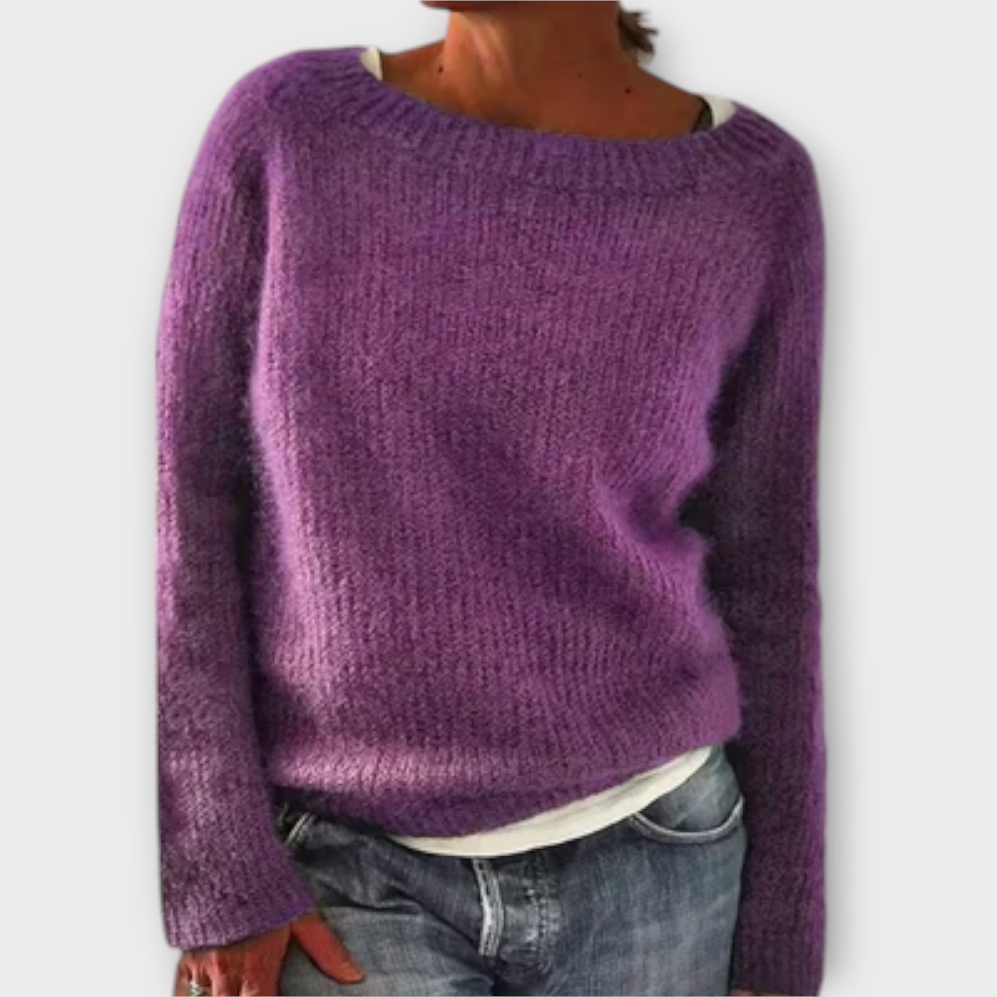 Regine – plain knitted jumper