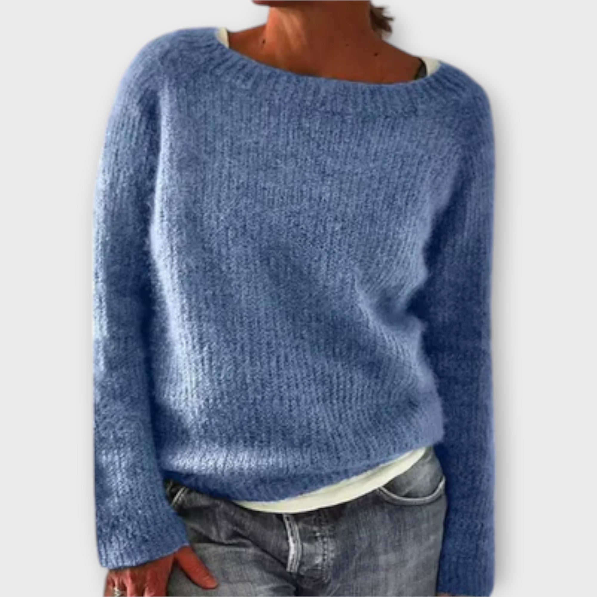 Regine – plain knitted jumper