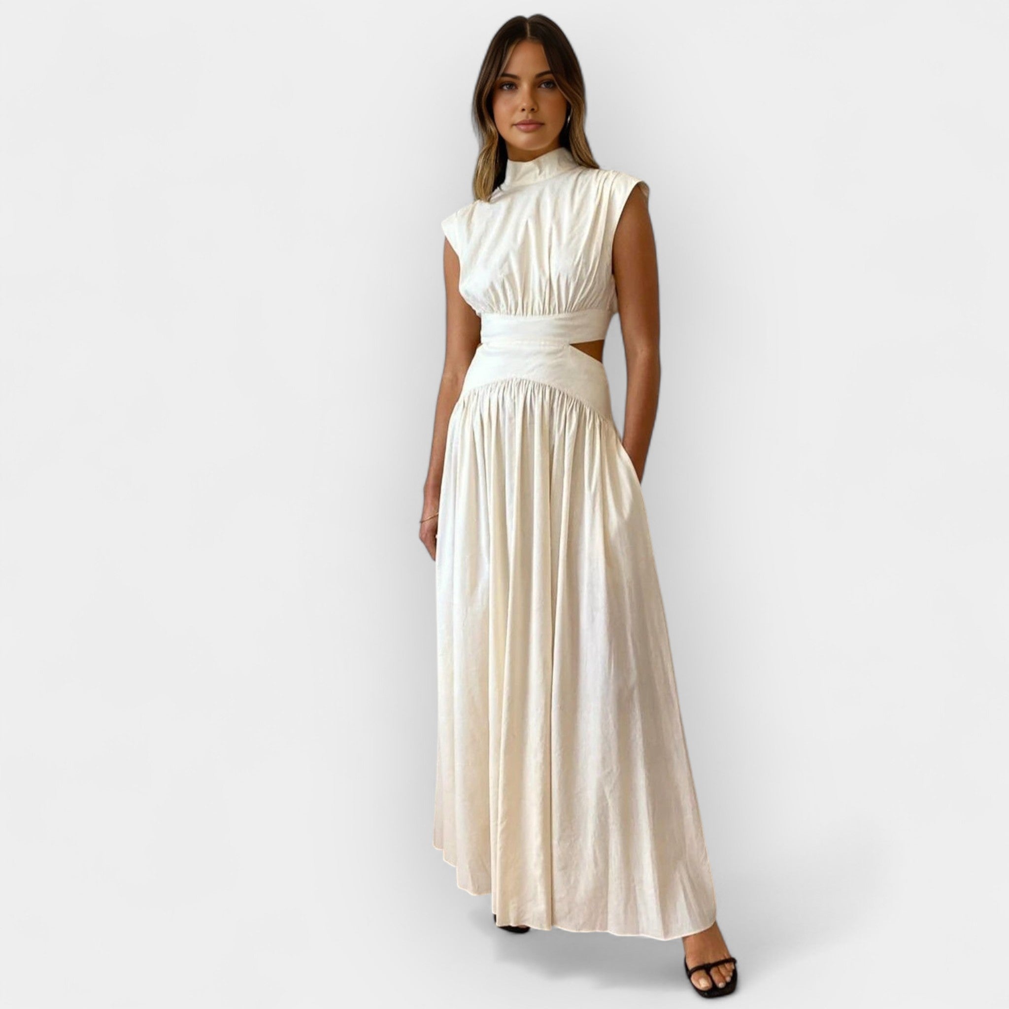 Stylish Dress with Cut-Outs