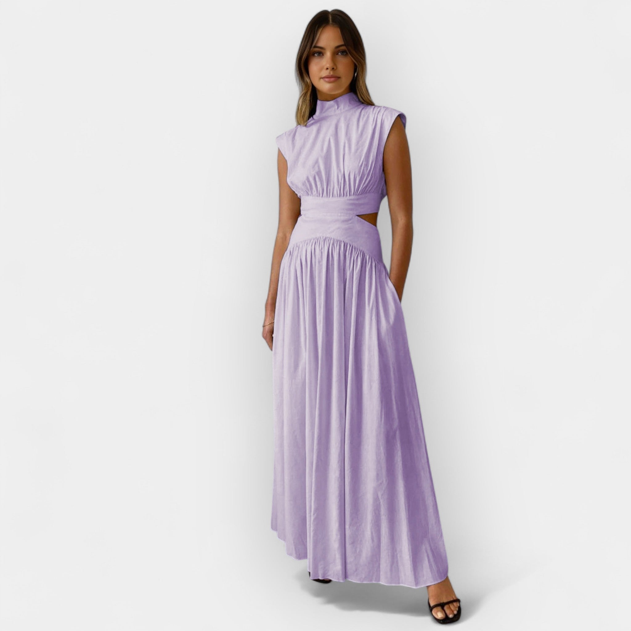 Stylish Dress with Cut-Outs