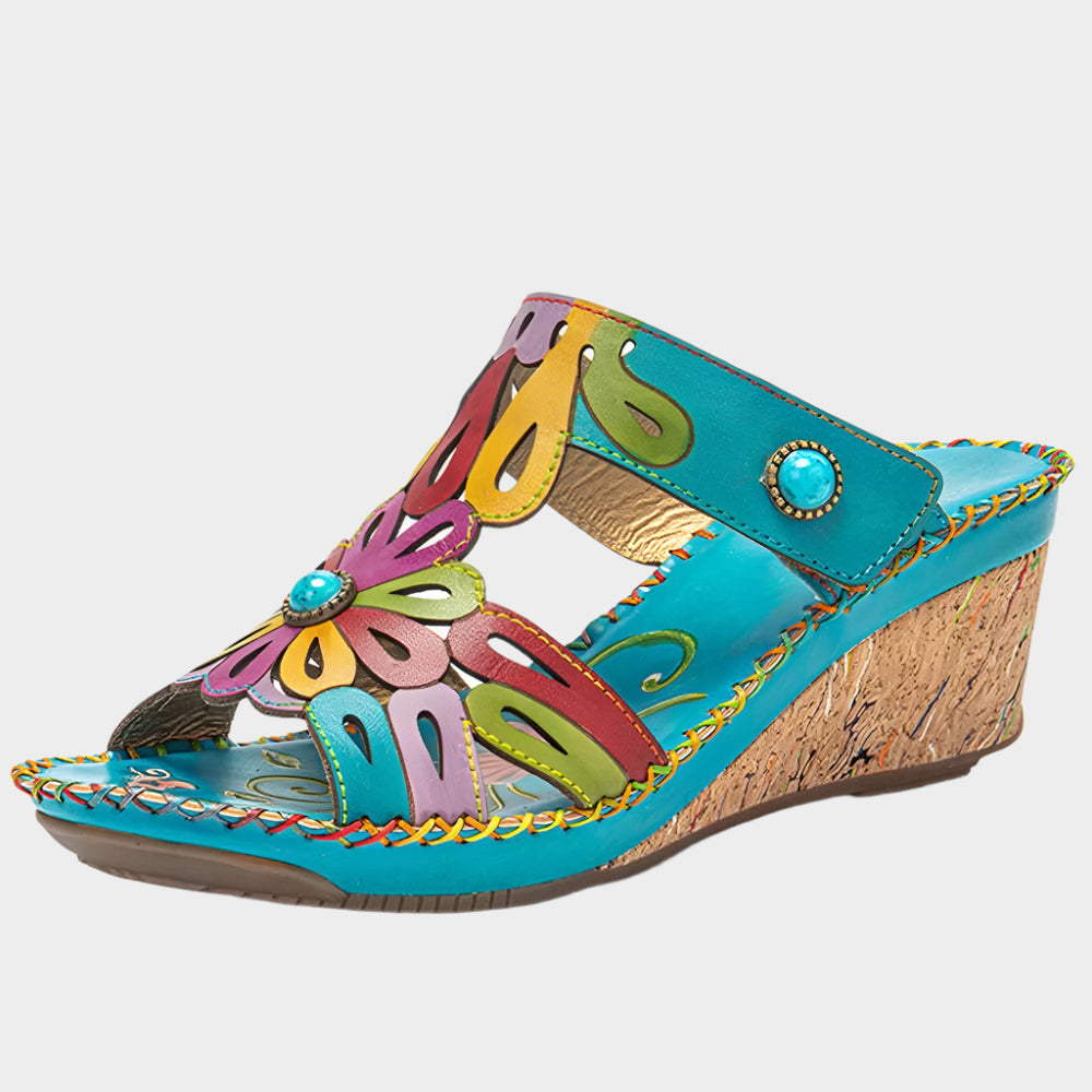 Heeled Sandals with Brazilian Flair and Comfort