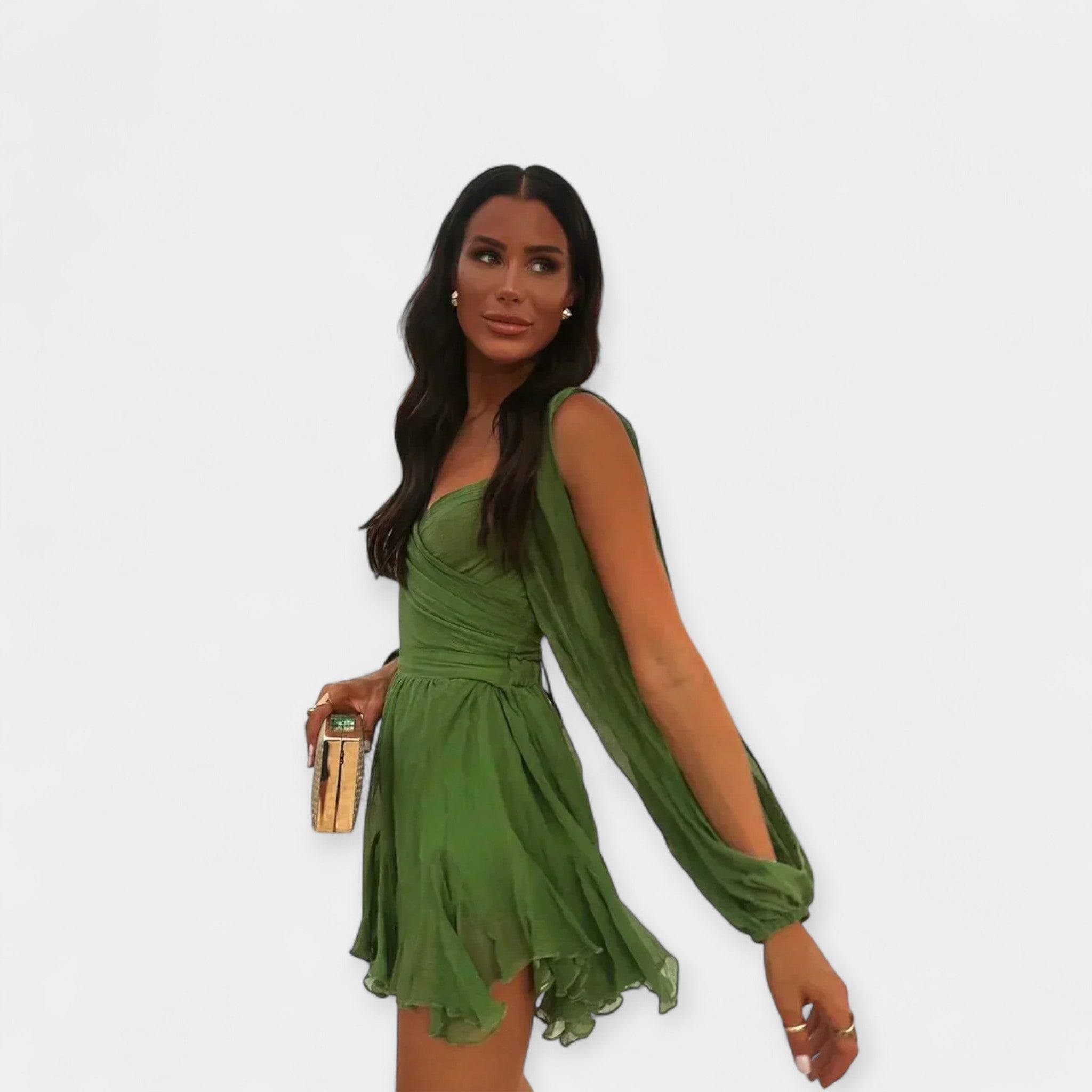 Romantic Short-Sleeved Dress for Every Occasion