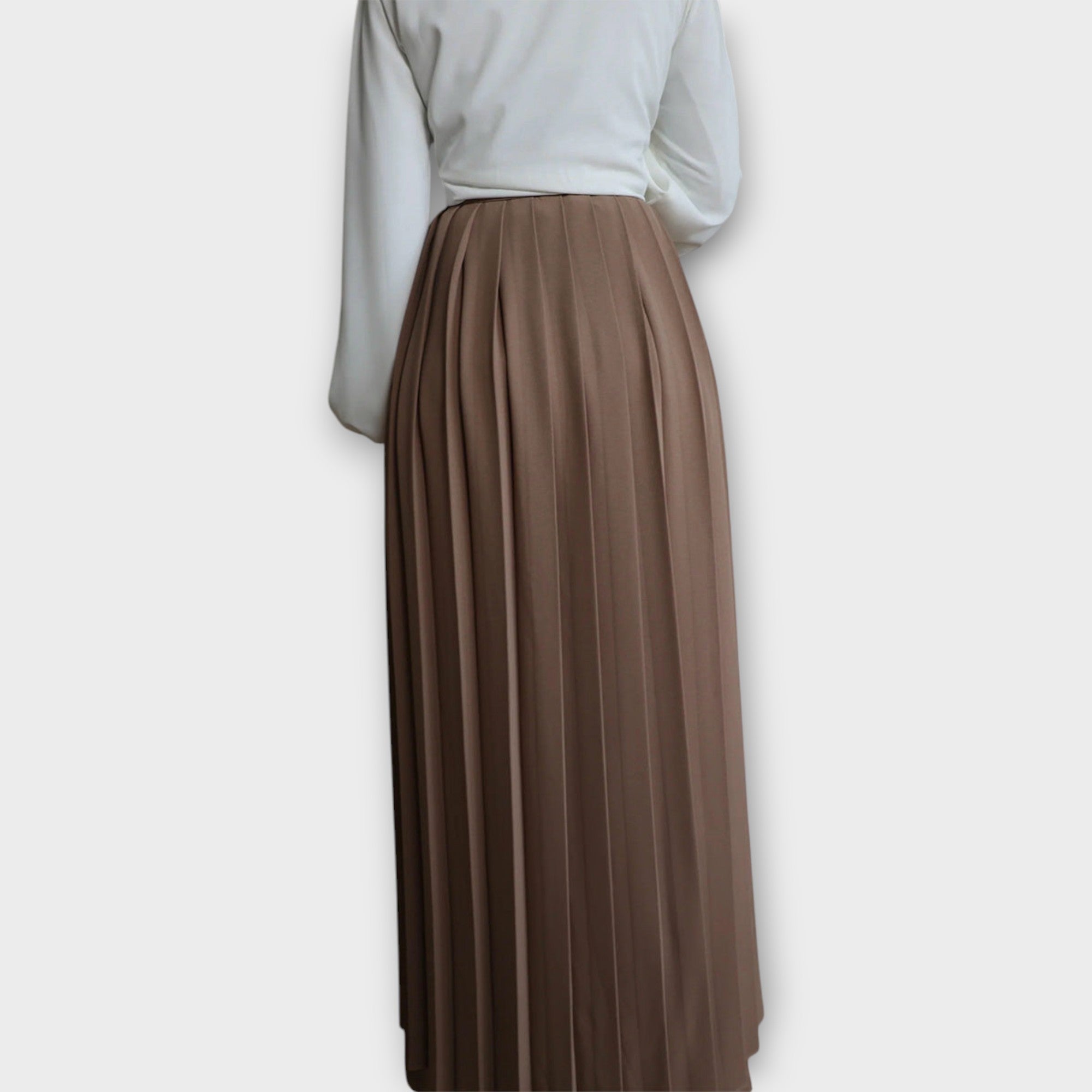 Pleated Wrap Wide Leg Trousers