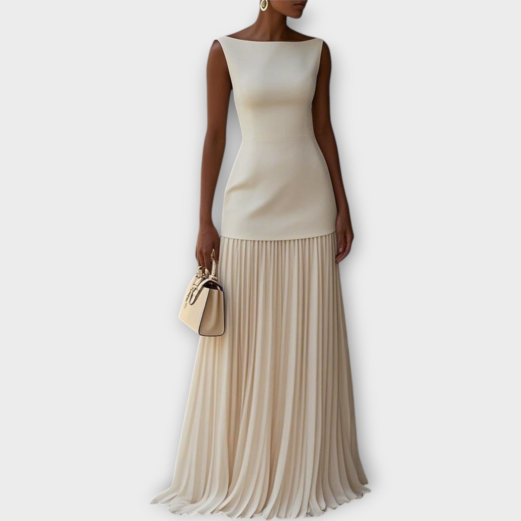 Serena Pleated Maxi Dress