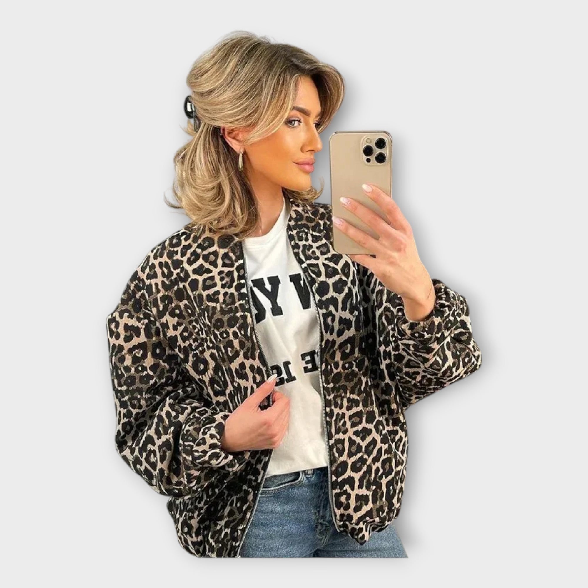 Elegantne musterne jakk