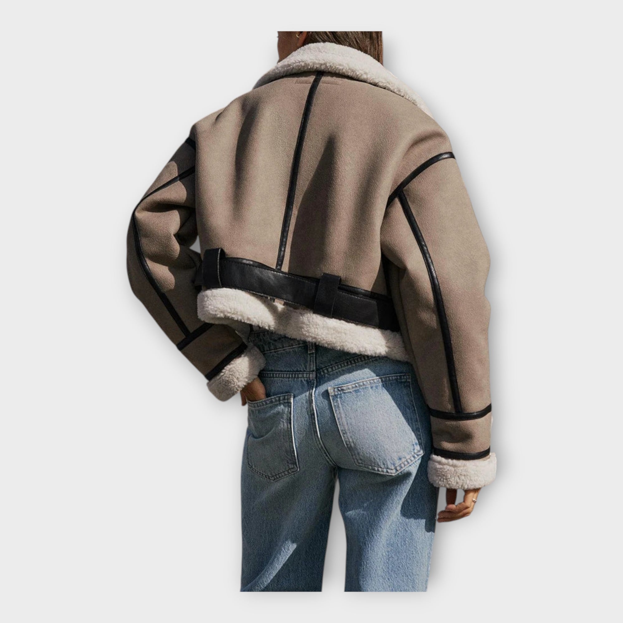 Nahktagi voodri ja vööga