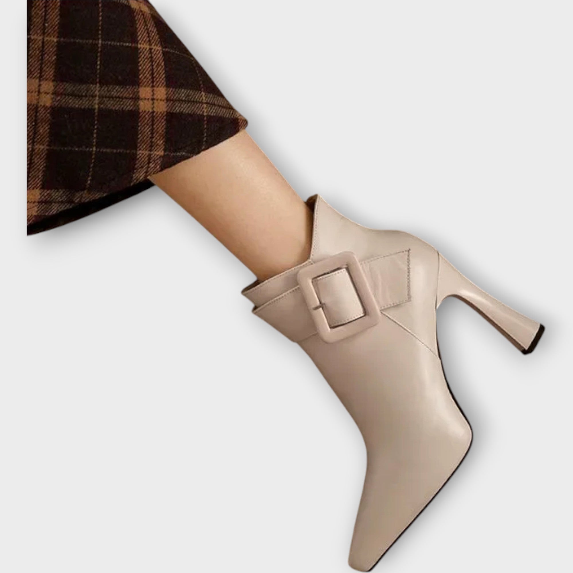 Aveline Buckle Heel Boots