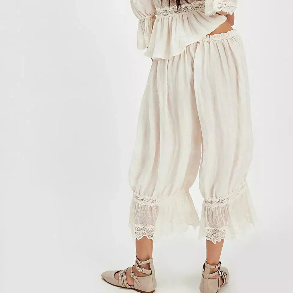 Boho Trousers with Lace