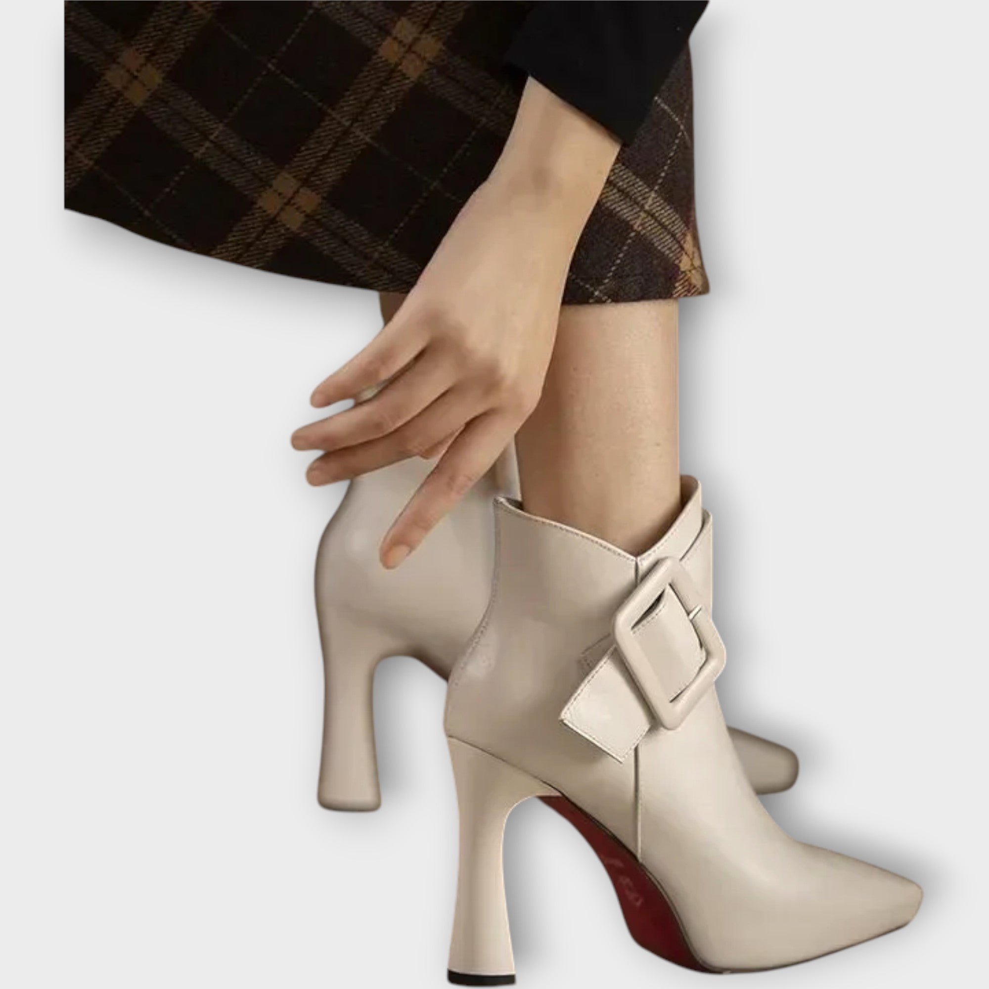 Aveline Buckle Heel Boots