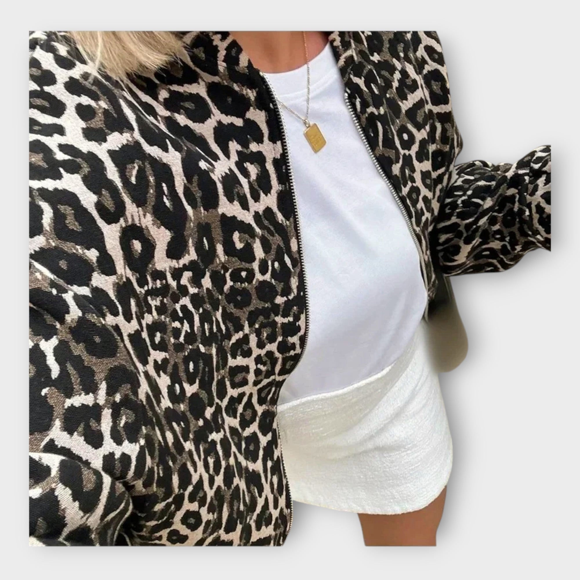 Elegantne musterne jakk