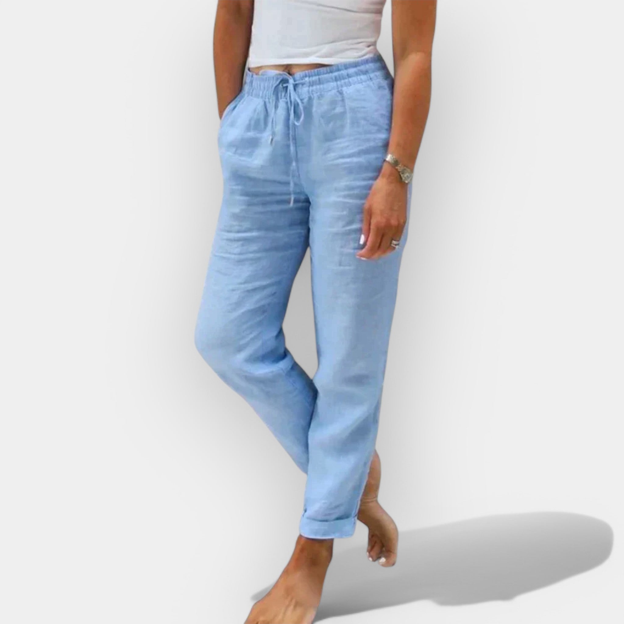 Updated Linen Trousers for Summer