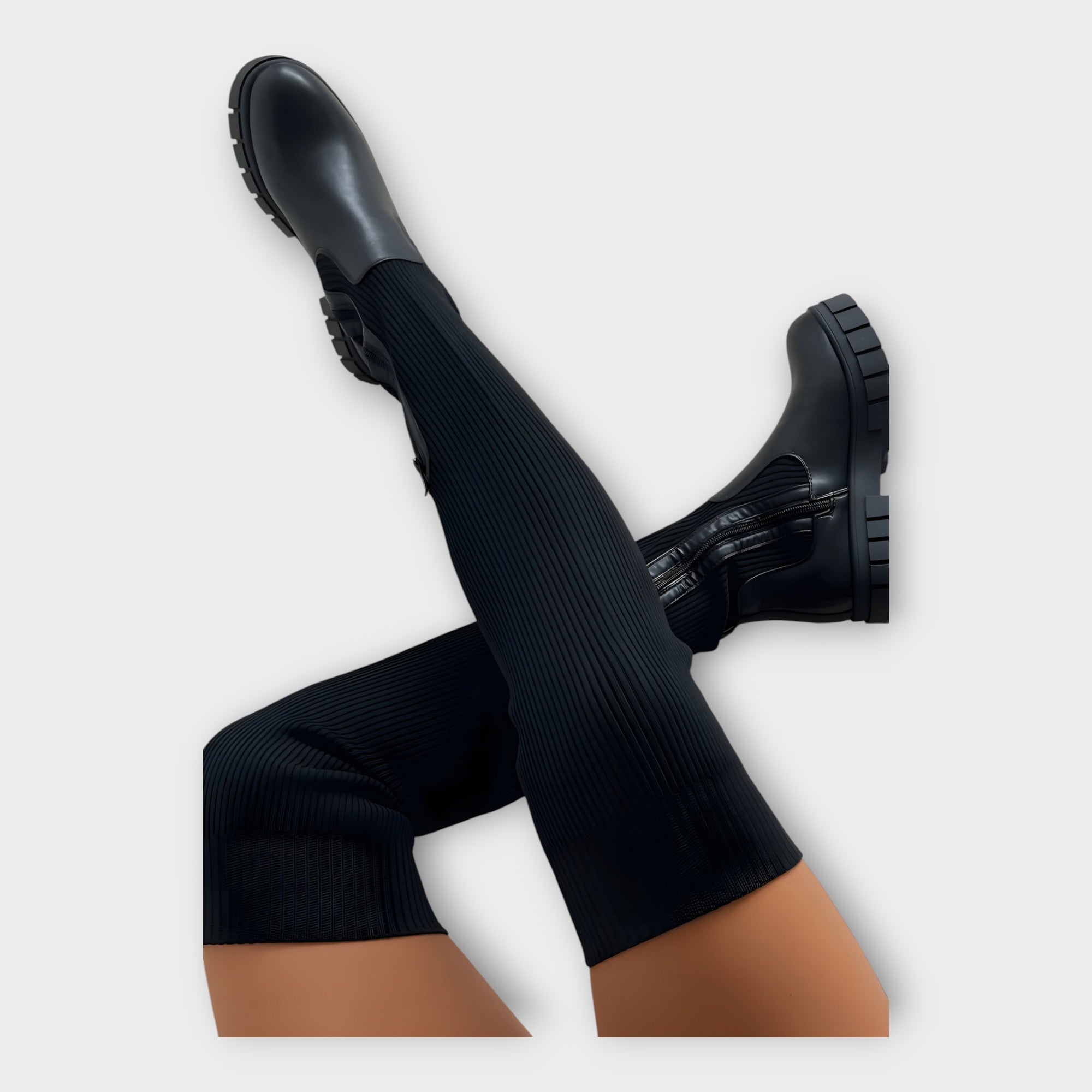 Modern boots with a minimalist design