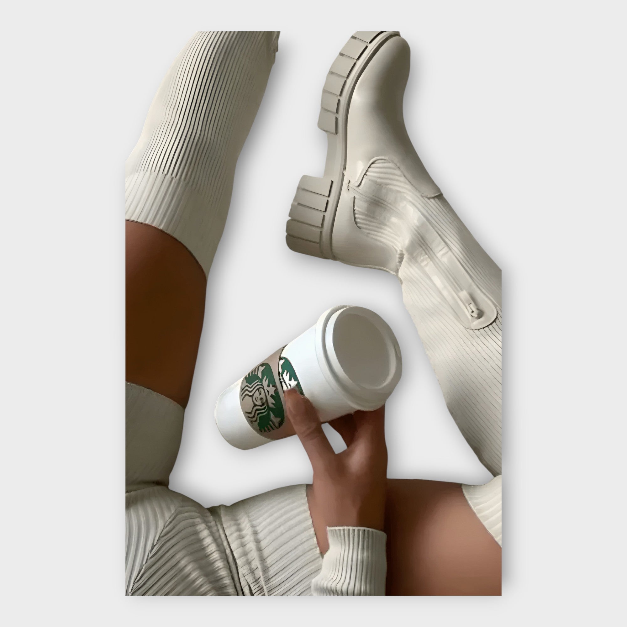 Modern boots with a minimalist design