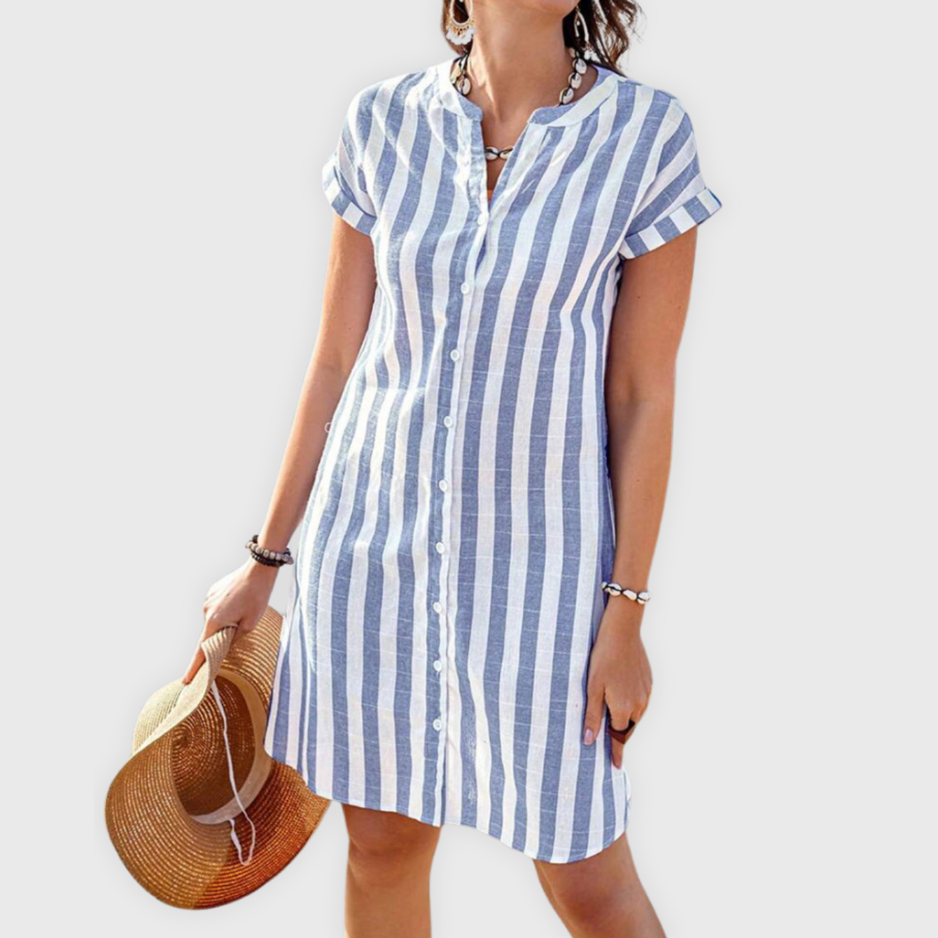 Elegant Striped Dress