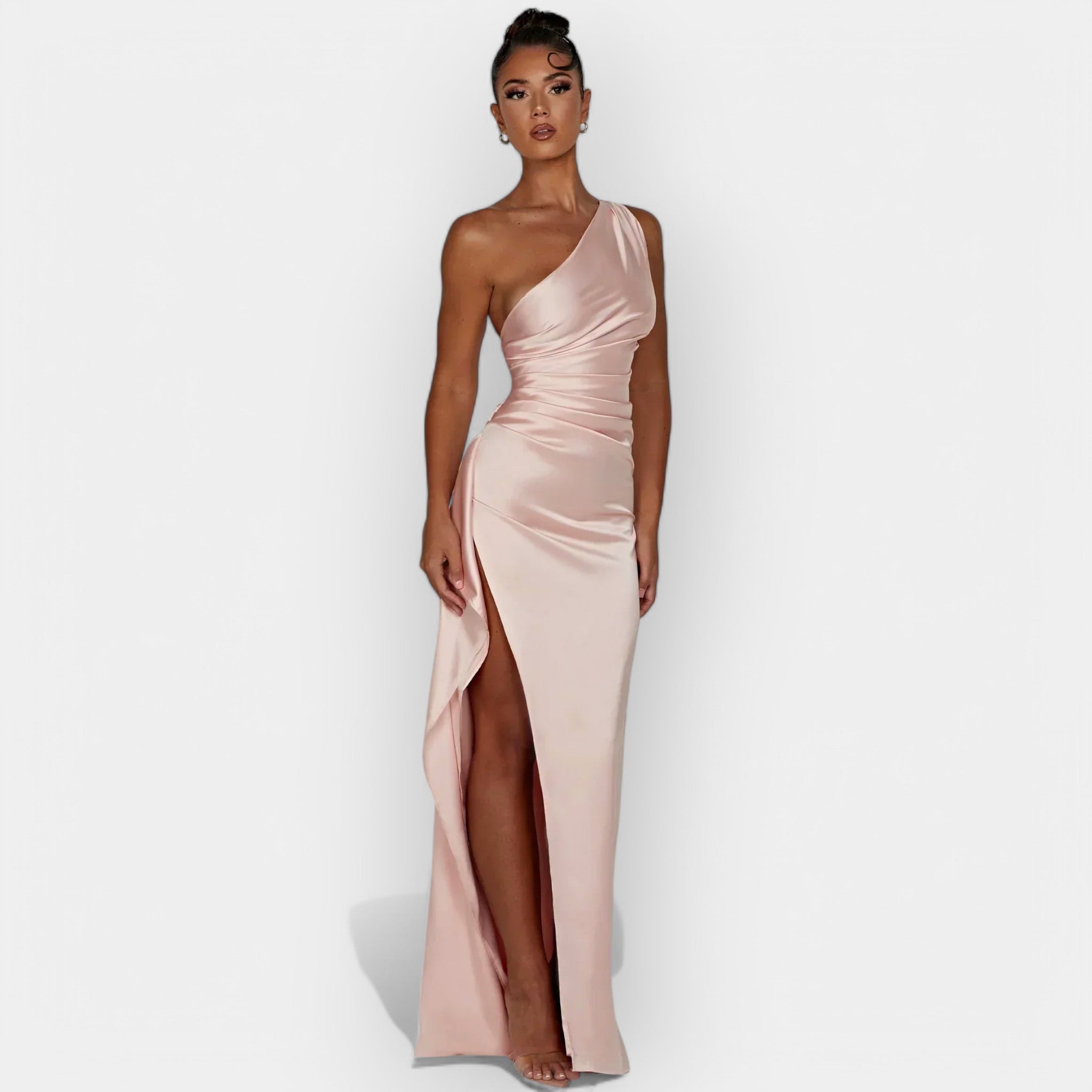 Satin Dress for Aristocratic Evenings