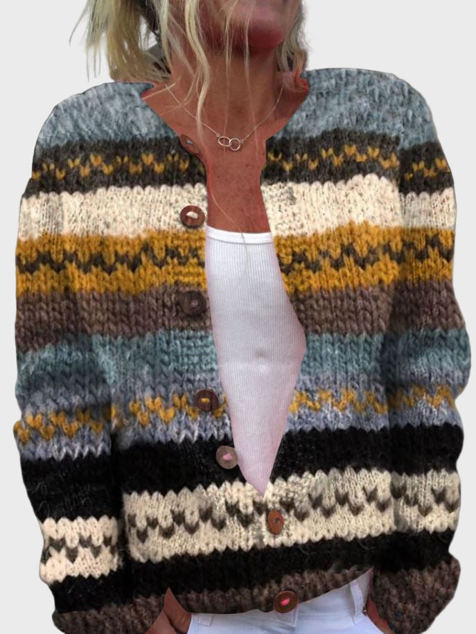 Knitted Gilet with Pattern