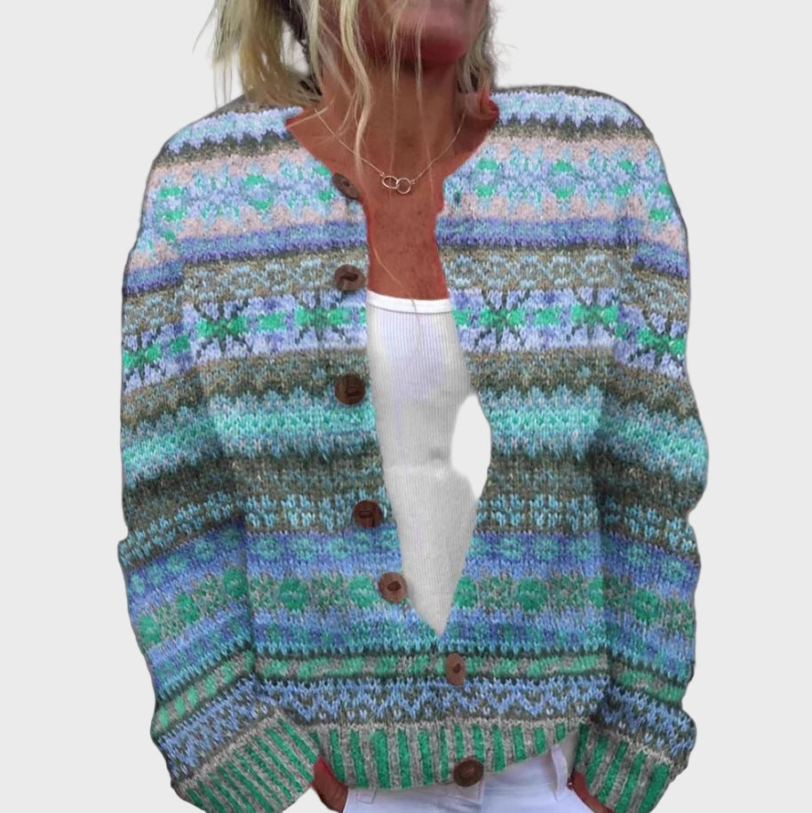 Knitted Gilet with Design