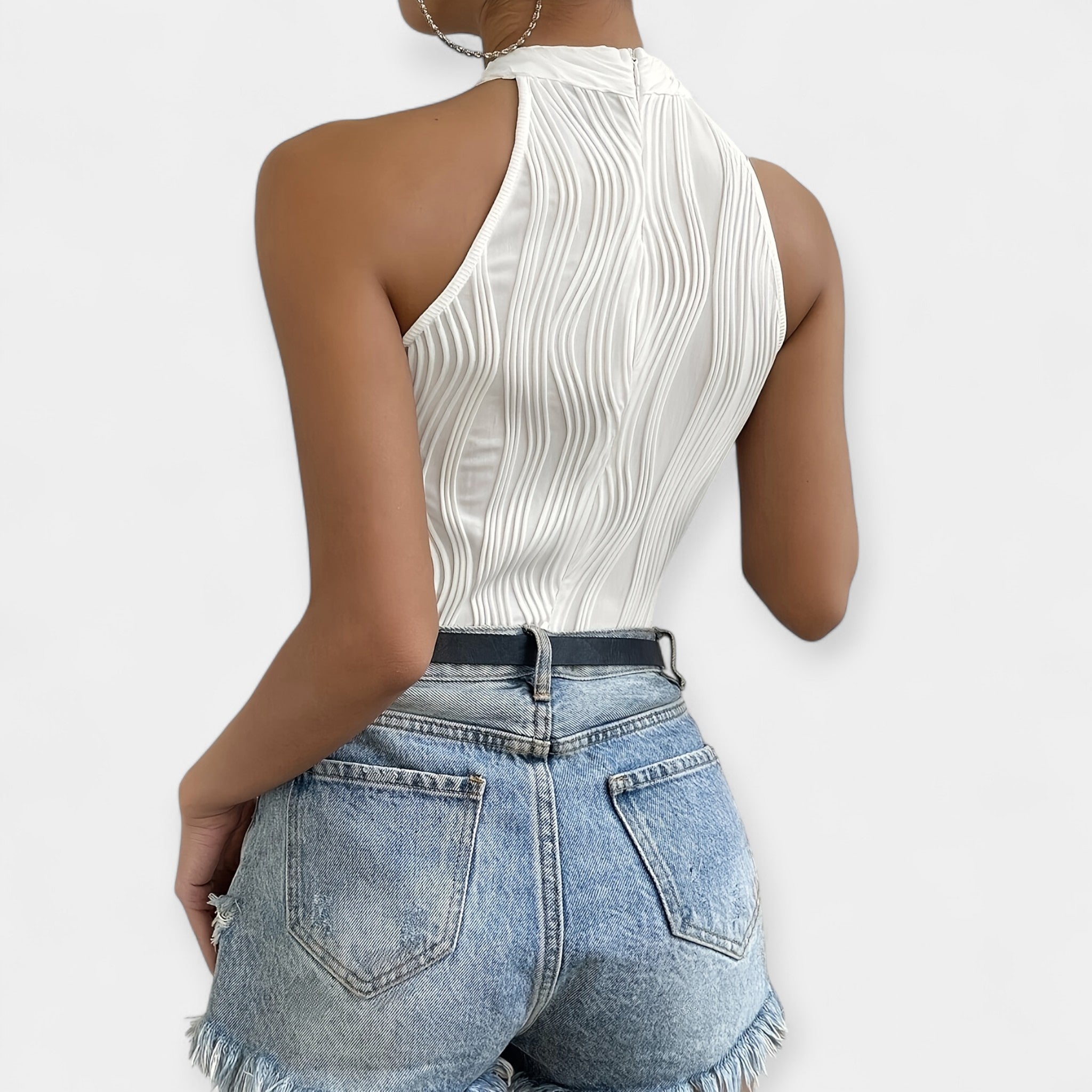 Full Body Swimsuit with Adjustable Ruching