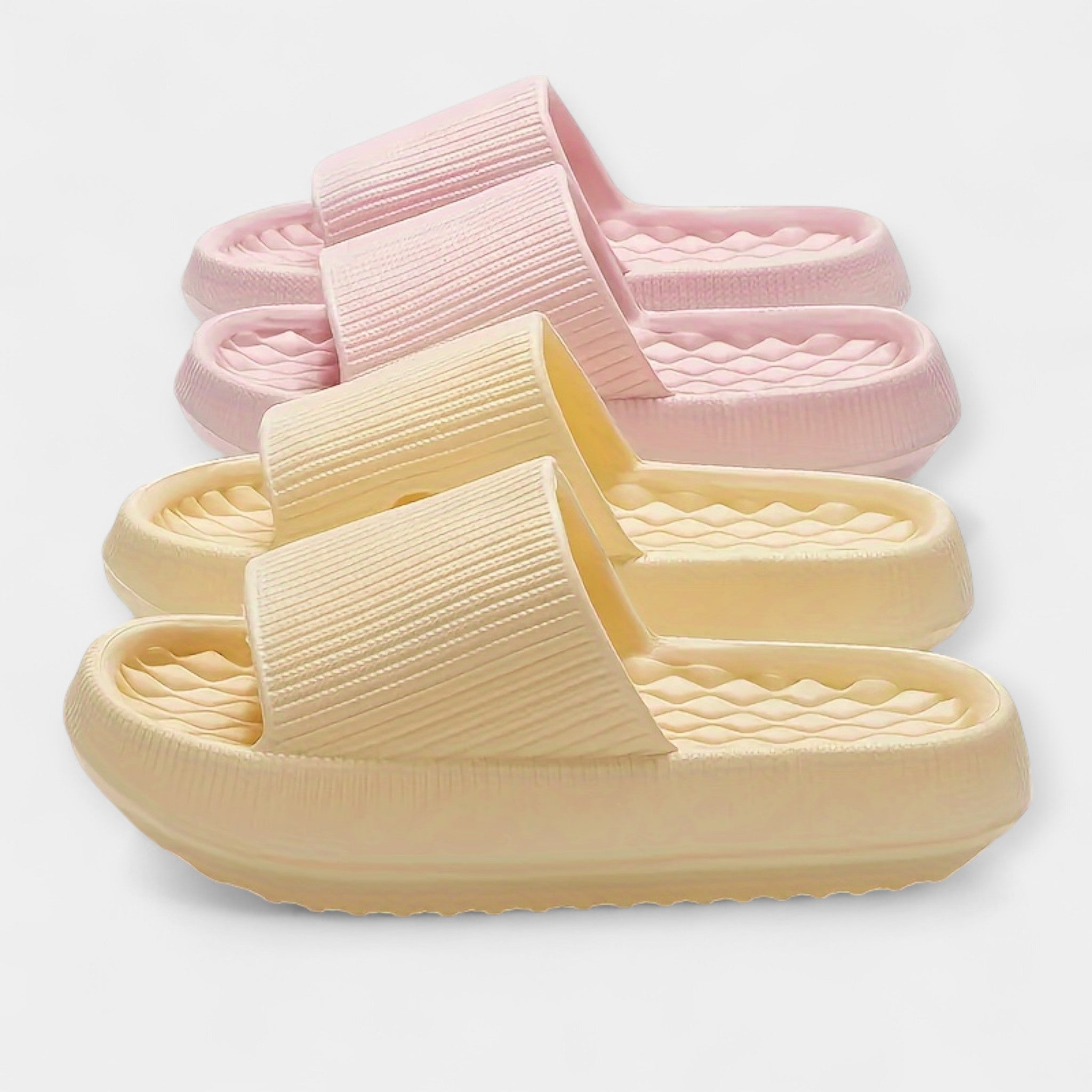 Suvised libisemised-Paksu tallaga sandaalidel