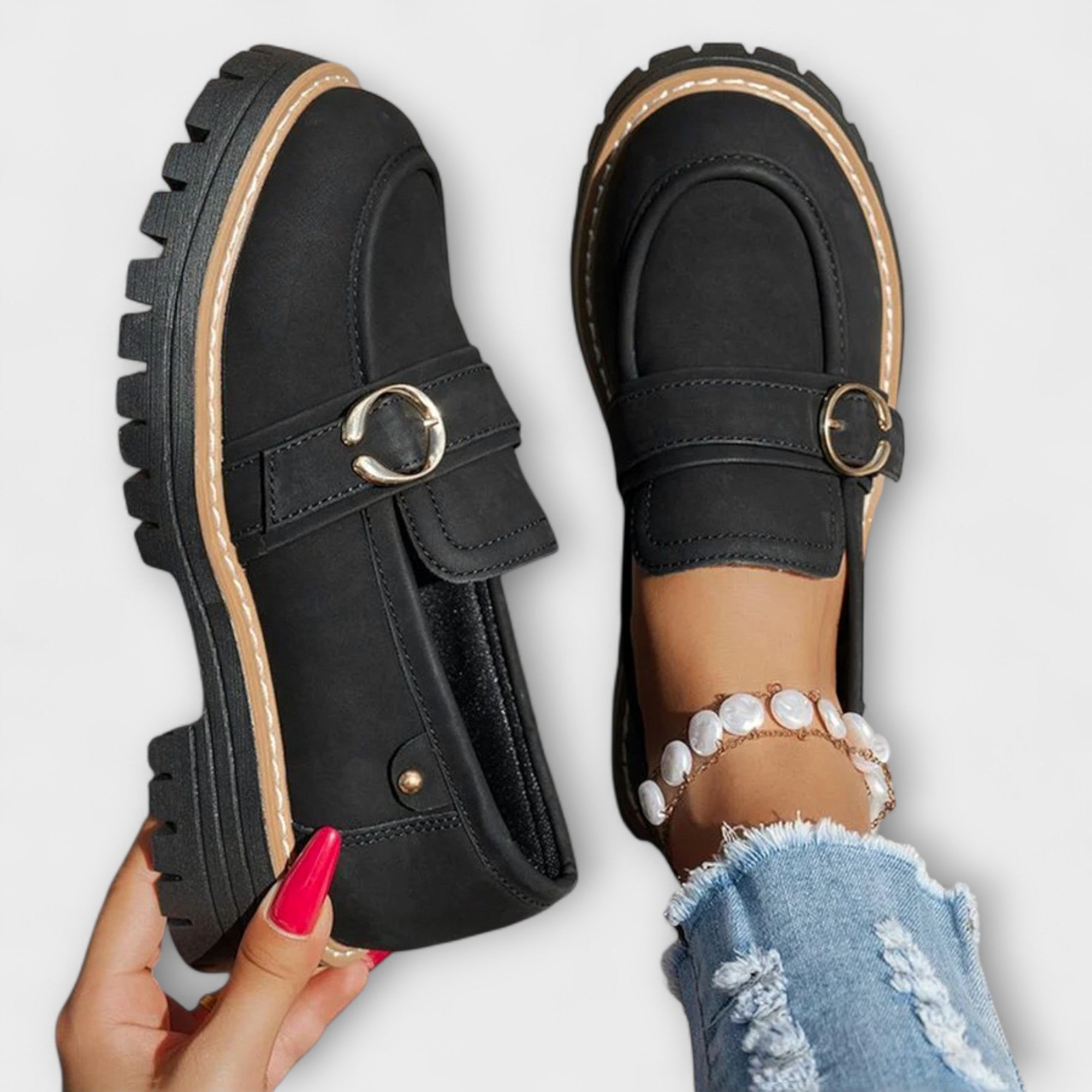 Laura – Everyday Moccasins with Round Toe