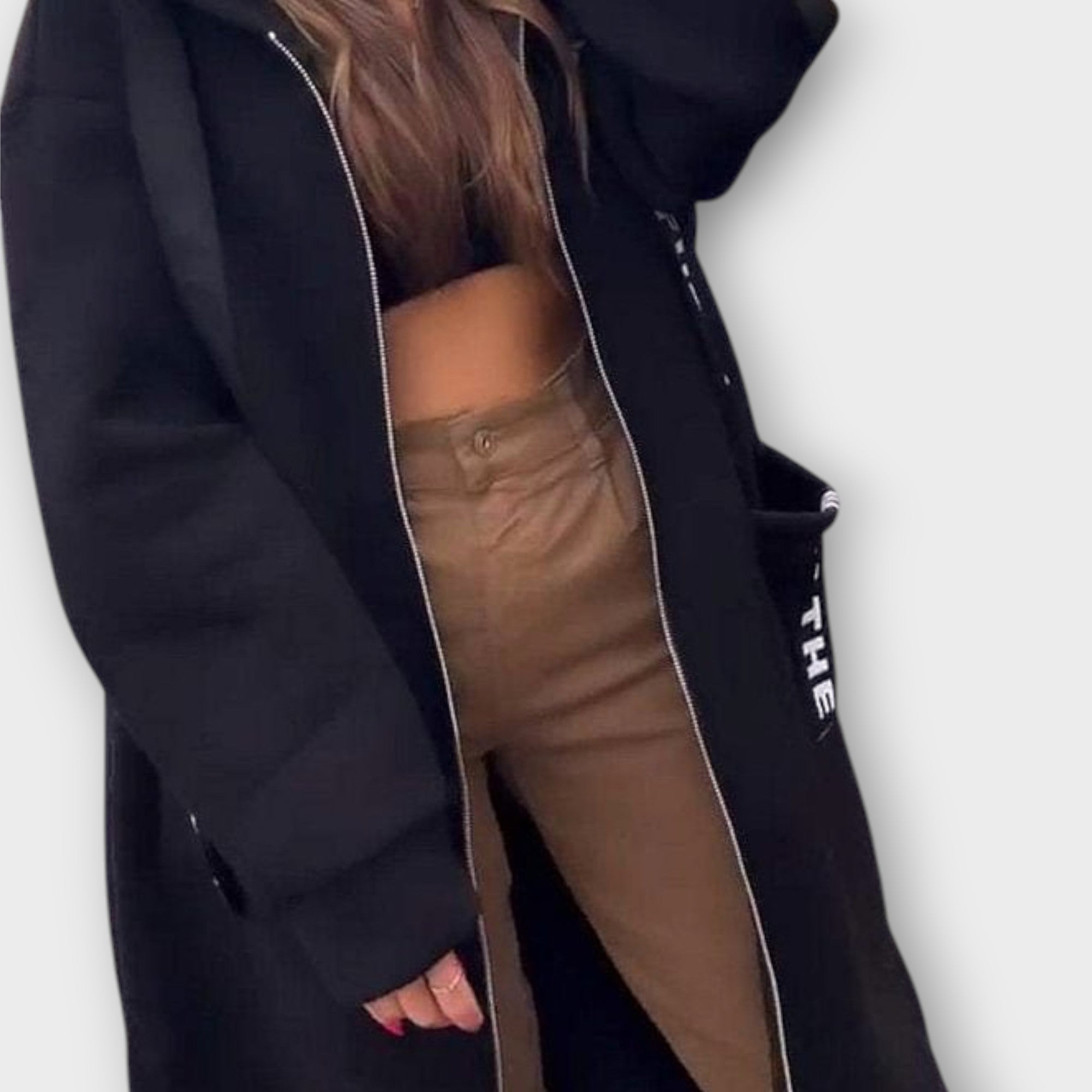 Urban Ease Longline Hooded Coat