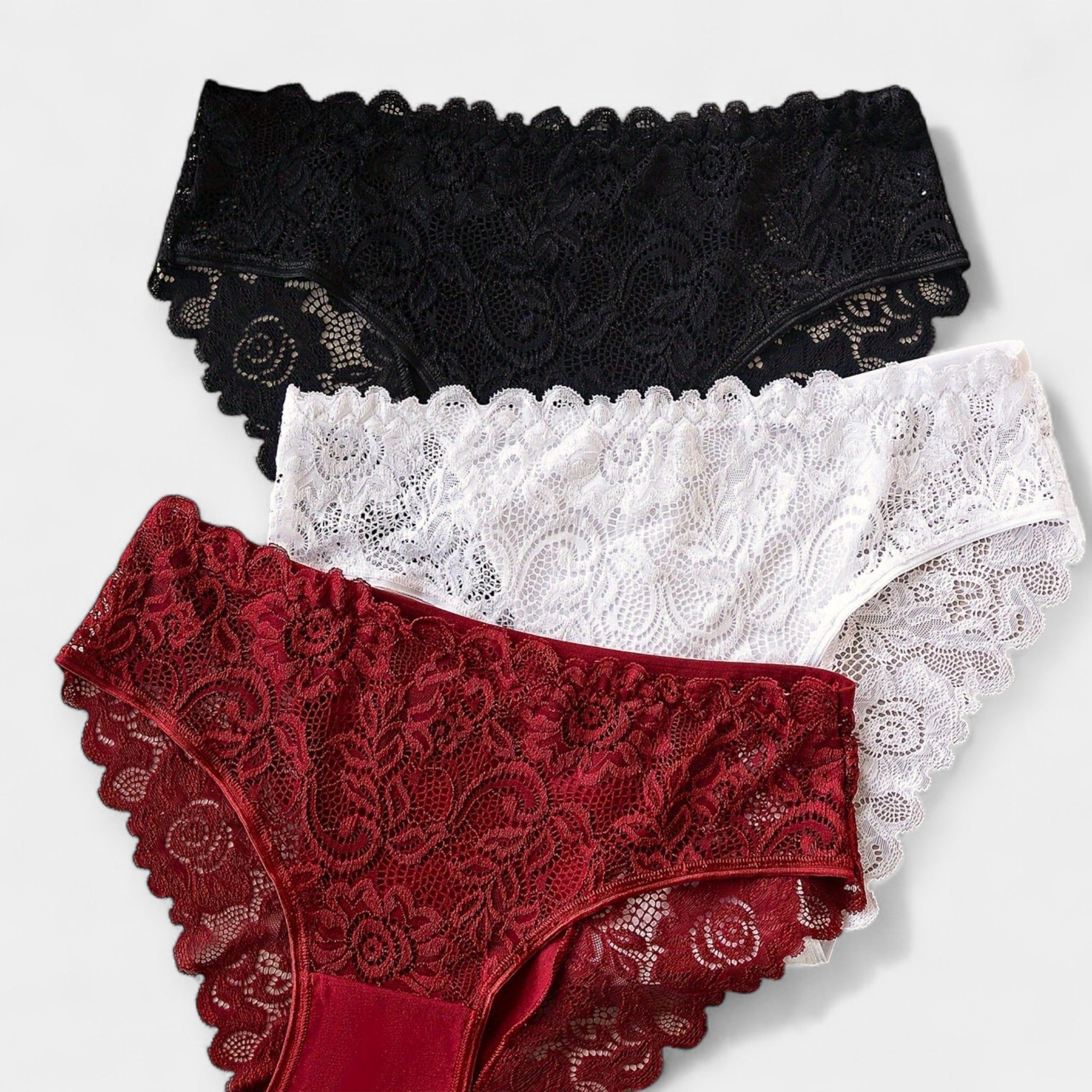 Set of 3 lace panties