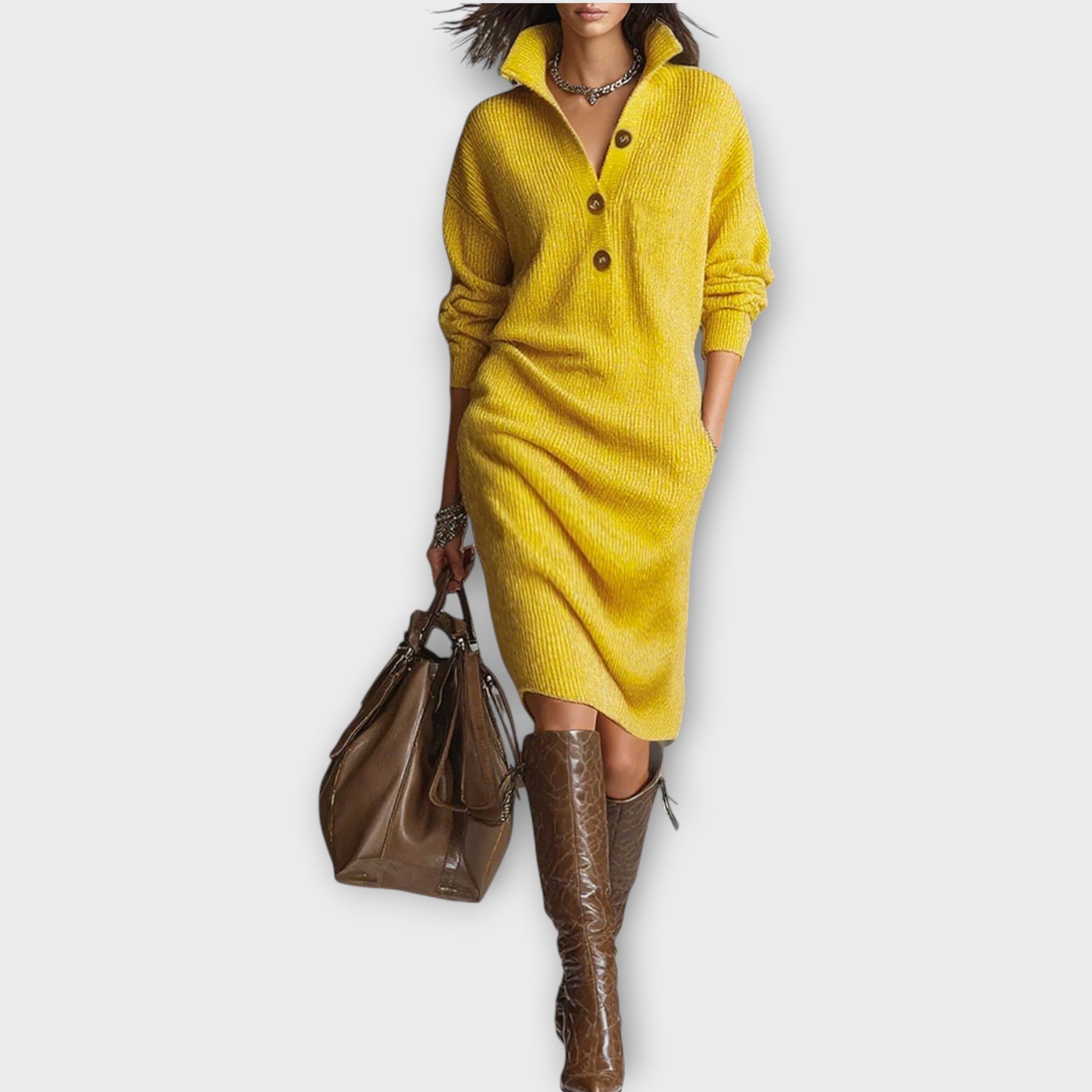 Knitted Sweater Dress