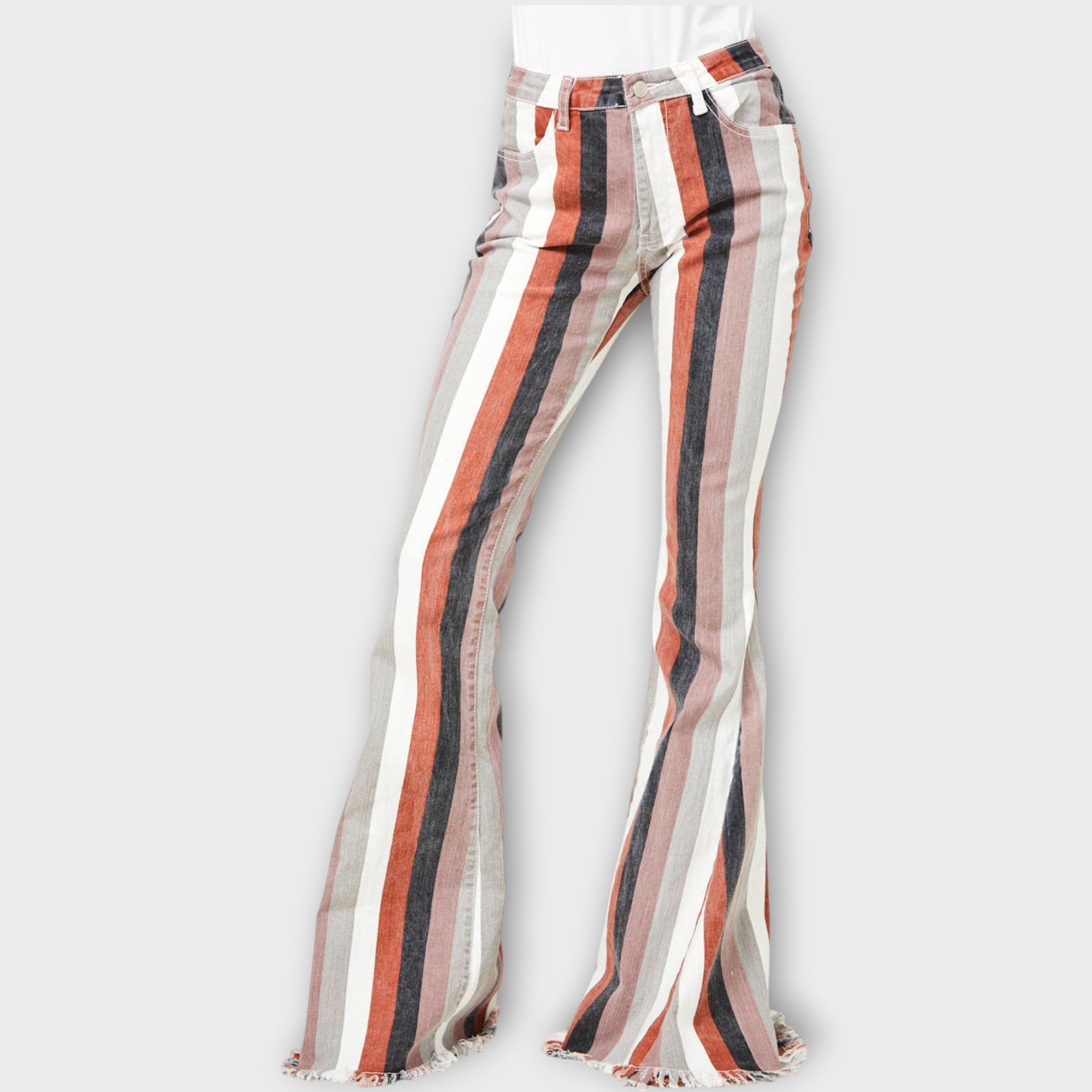 Rust Multi Colour Jeans