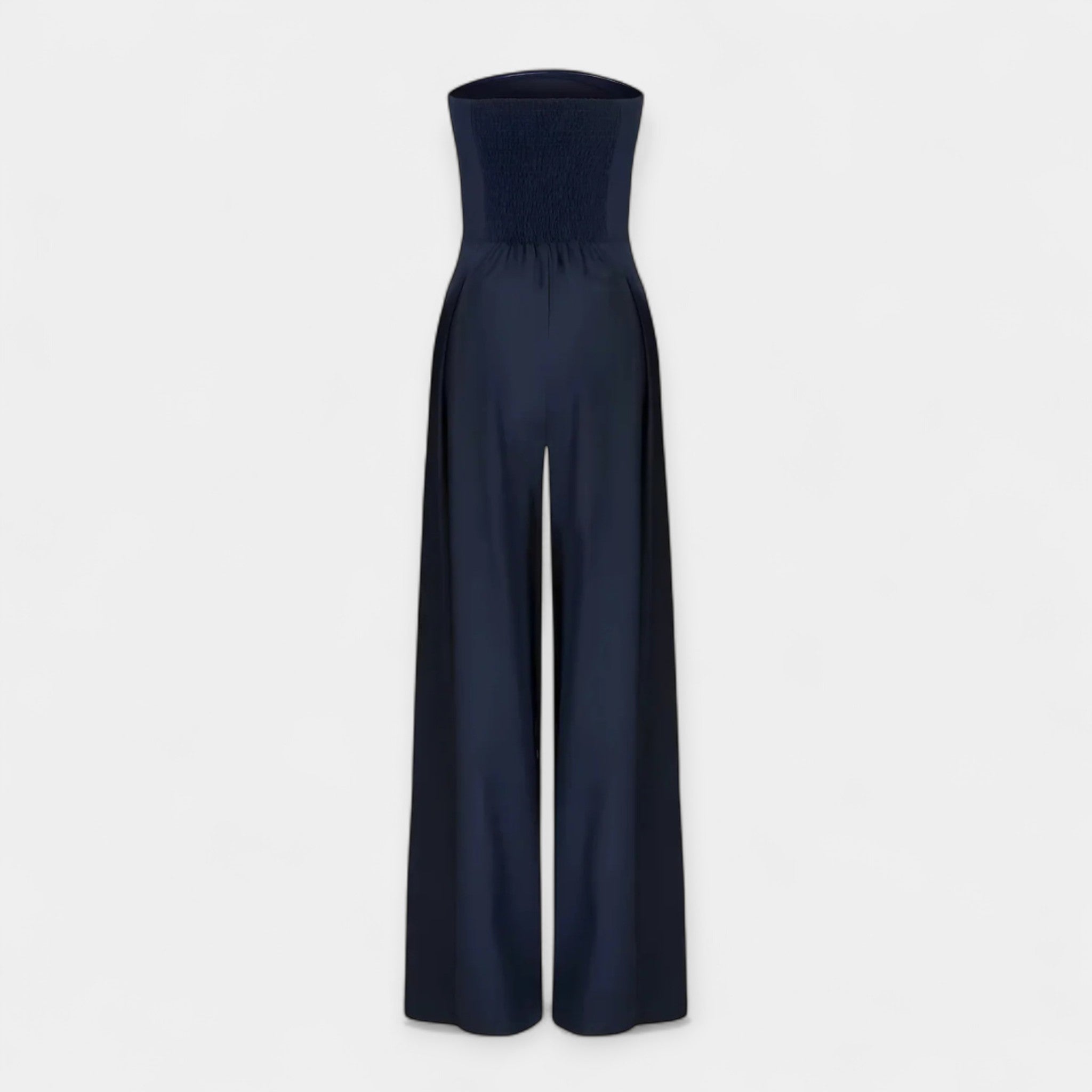 Full-Length Jumpsuit with Strapless Corset
