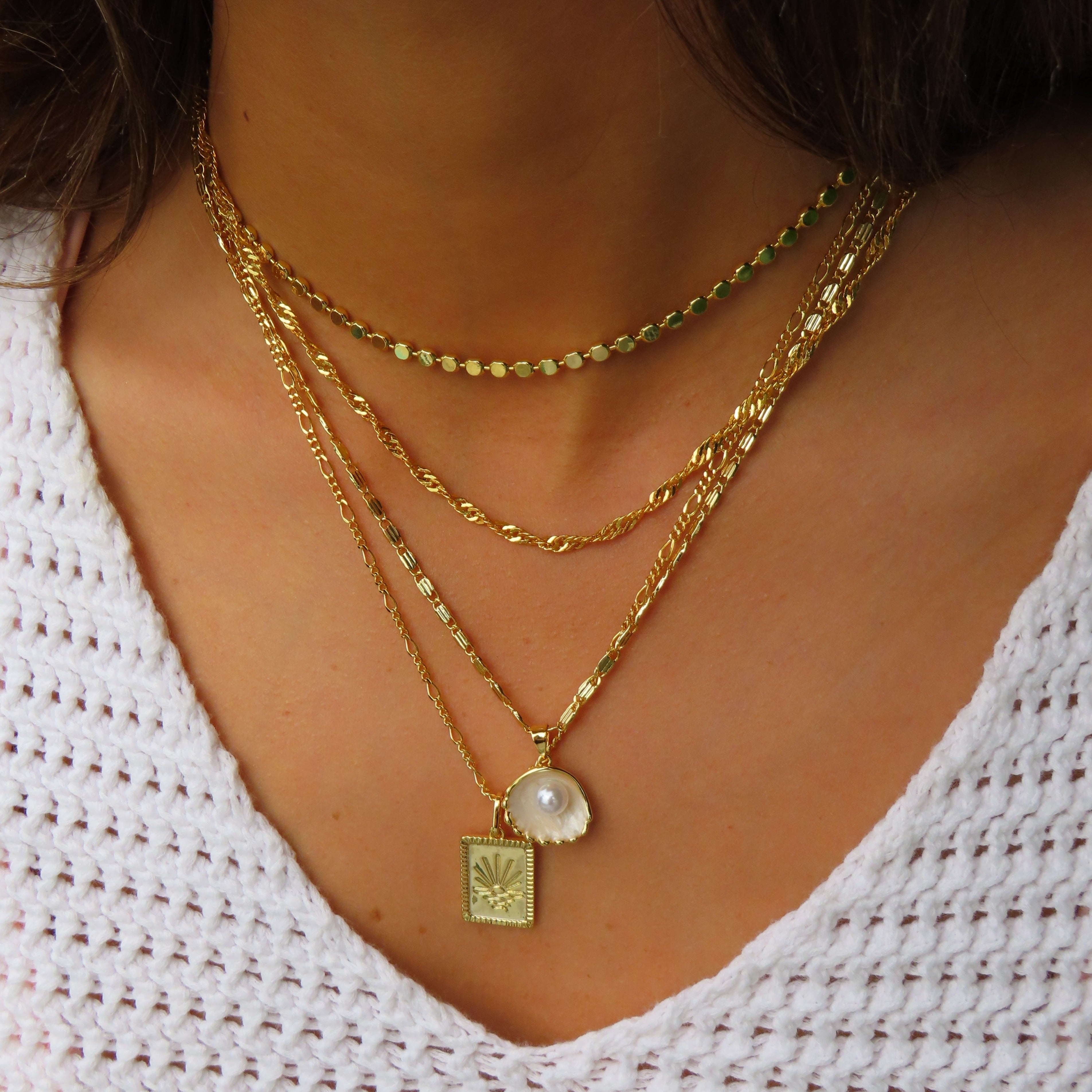 Shell Design Necklace