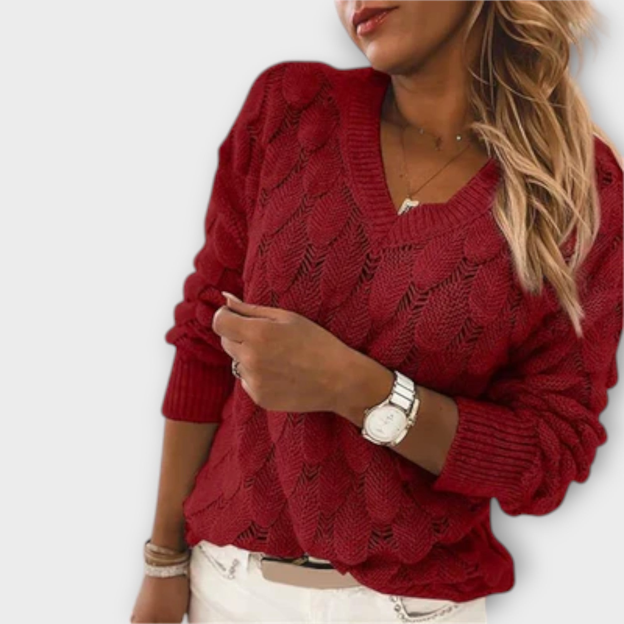 Noemier - V-Neck Sweater