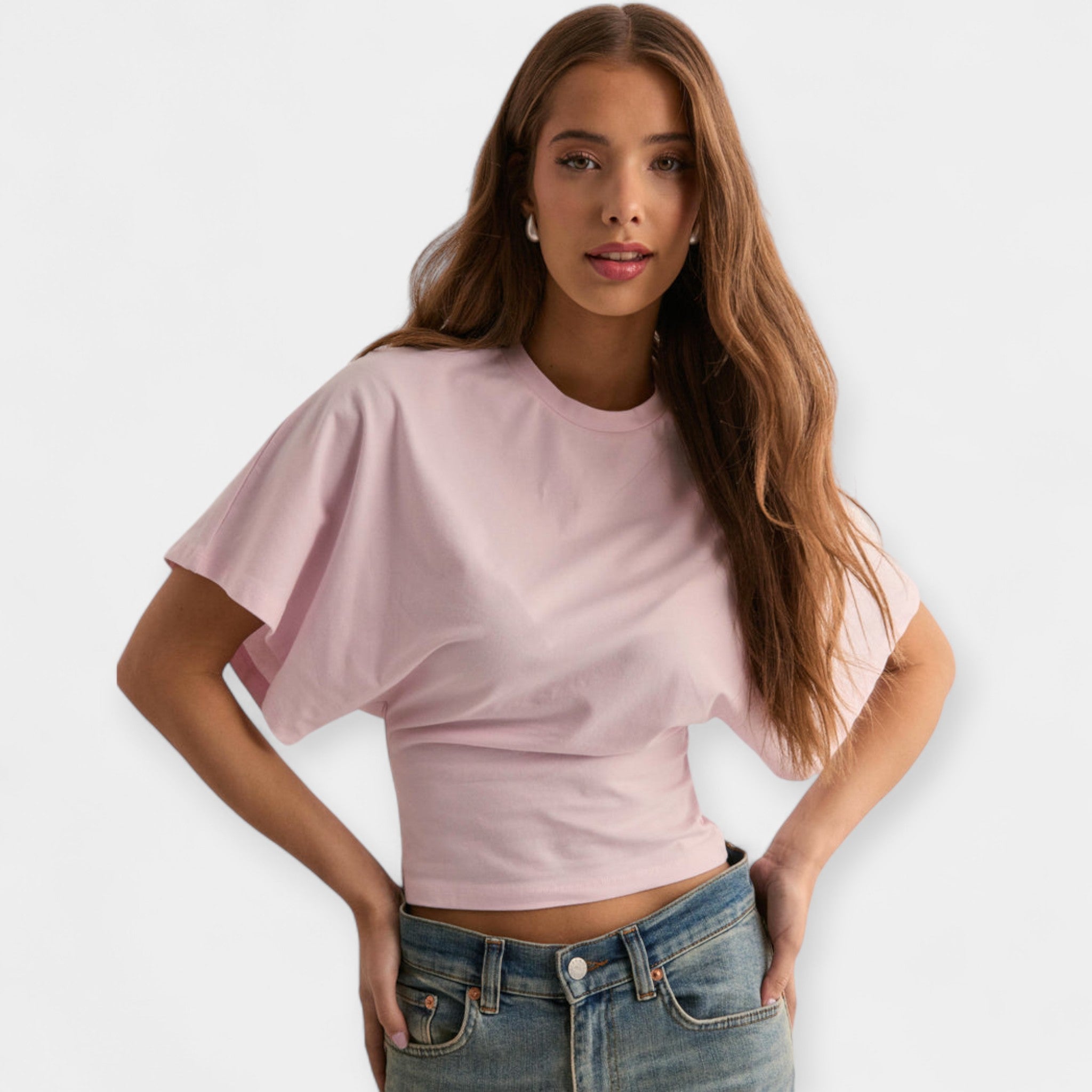 Blouse with Comfortable Wide Sleeves